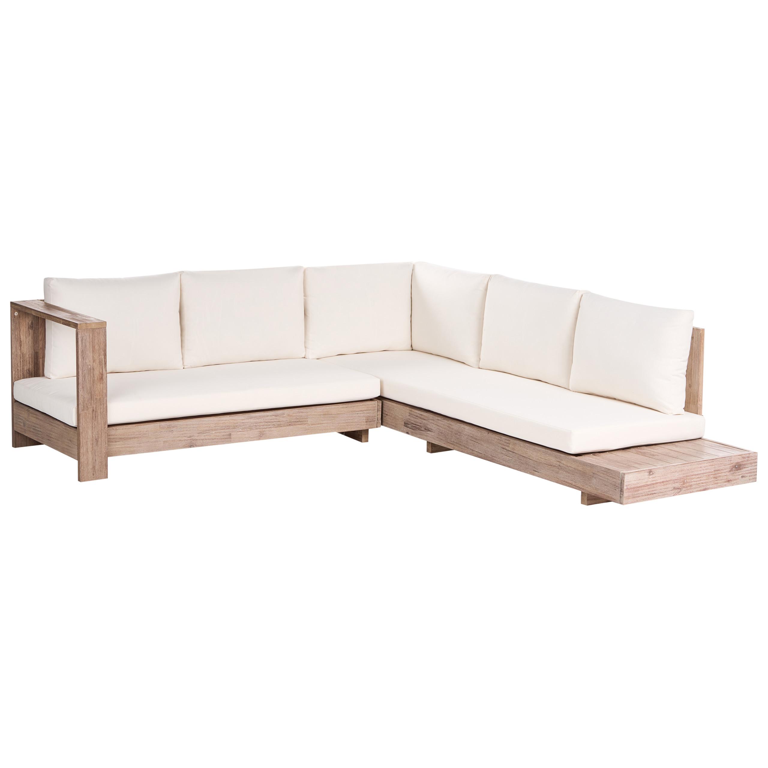 wohnli-moebel-suche-800001983822 Wohnli Möbelsuche - GARTENECKSOFA 5-Sitzer zertifiziertes Akazienholz rechtsseitig Cremeweiß Marettimo