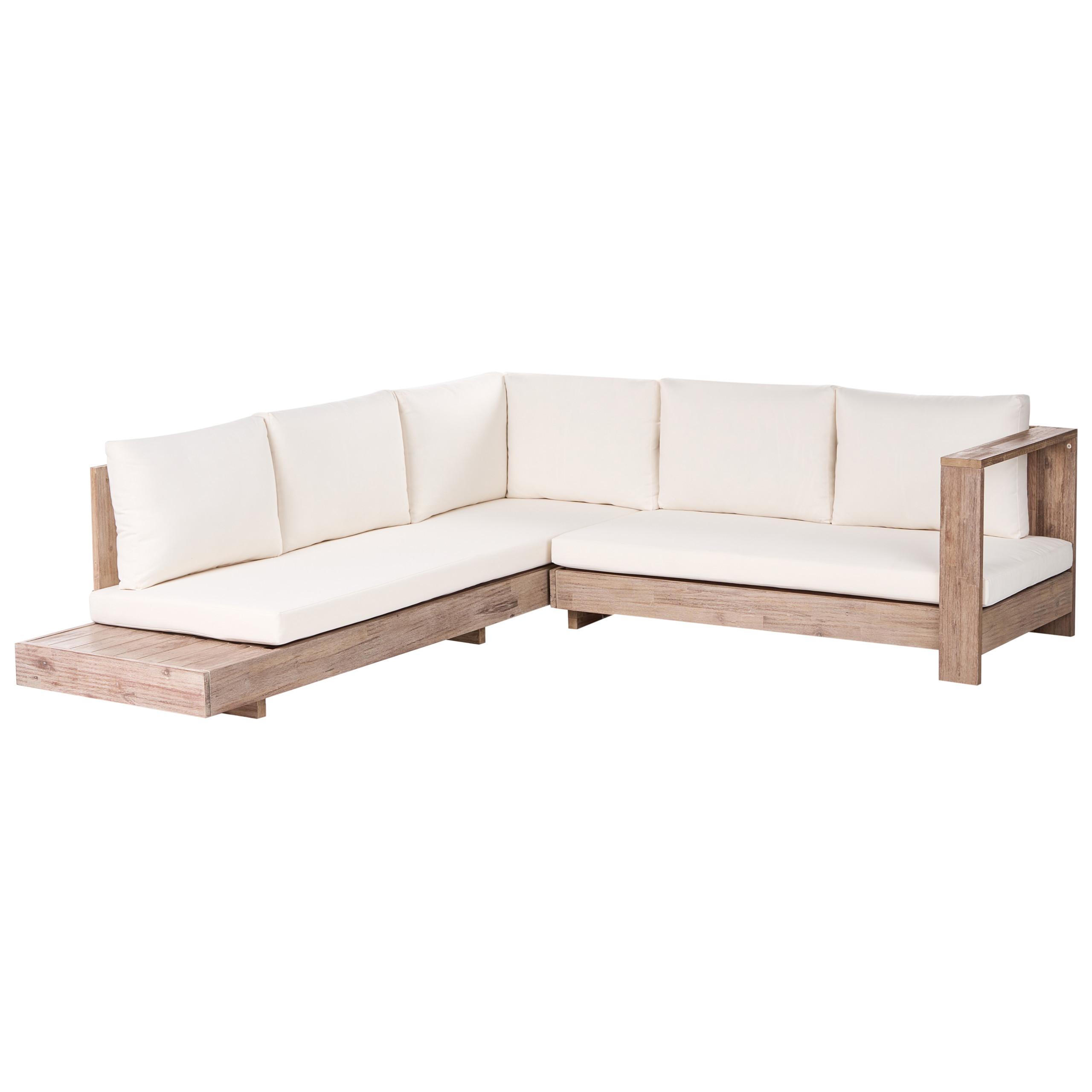wohnli-moebel-suche-800001983825 Wohnli Möbelsuche - GARTENECKSOFA 5-Sitzer zertifiziertes Akazienholz linksseitig Cremeweiß Marettimo
