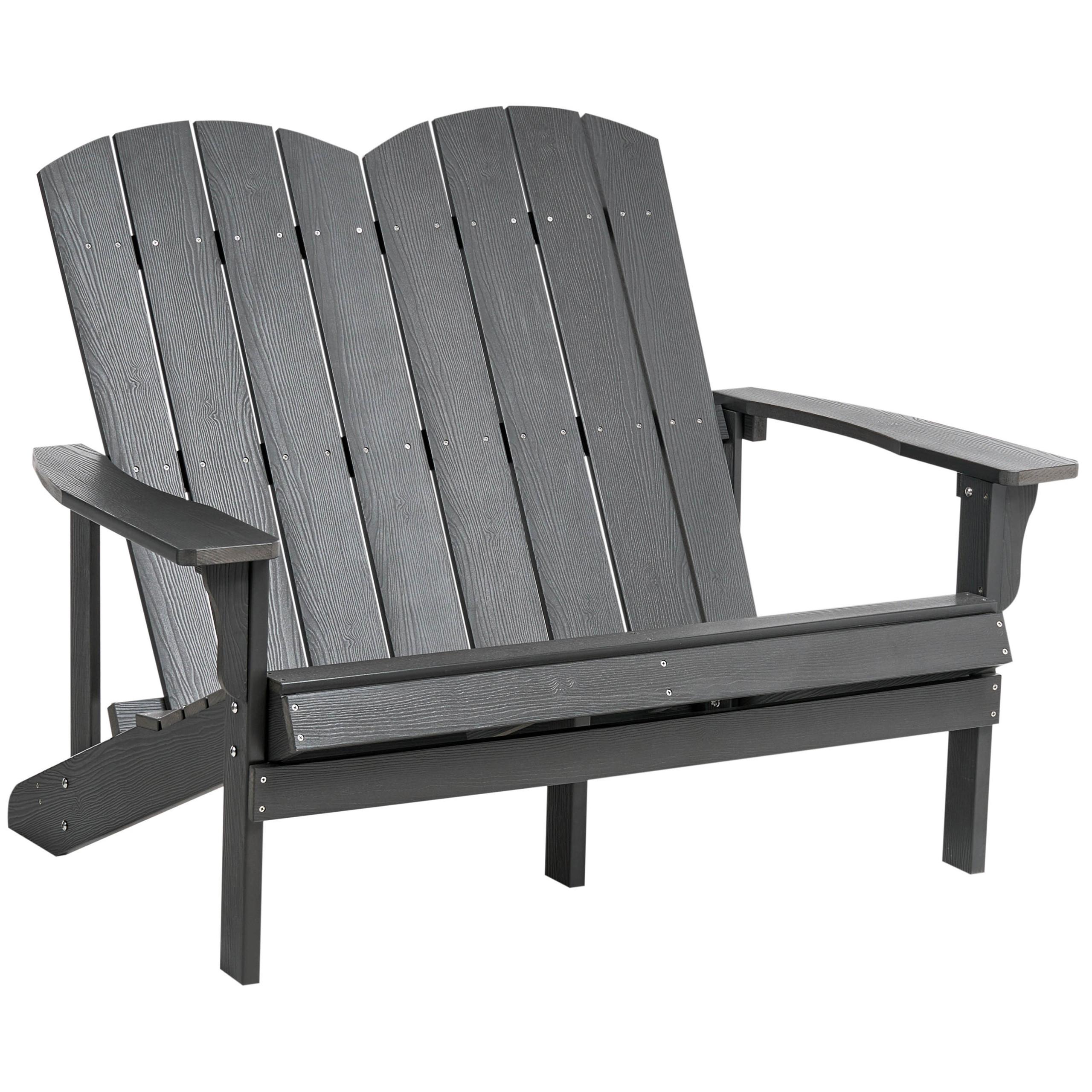 wohnli-moebel-suche-800001983888 Wohnli Möbelsuche - GARTENBANK 125 cm Dunkelgrau Adirondack