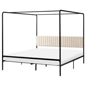 wohnli-moebel-suche-800001983900 Wohnli Möbelsuche - HIMMELBETT Metall 180/200 cm Schwarz Mirabeau