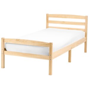 Wohnli Möbelsuche - BETT mit Lattenrost 80/200 Kiefernholz Hellbraun Echallon