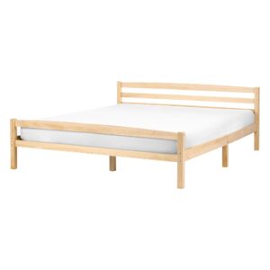 Wohnli Möbelsuche - BETT mit Lattenrost 140/200 Kiefernholz Hellbraun Echallon