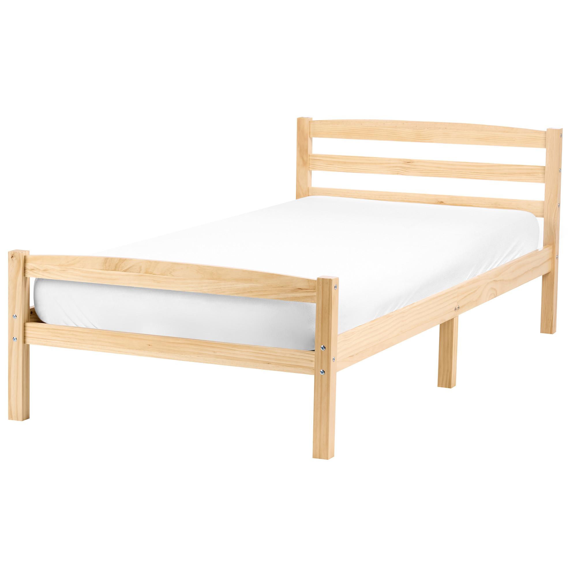 wohnli-moebel-suche-800001983938 Wohnli Möbelsuche - BETT mit Lattenrost 90/200 Kiefernholz Hellbraun Echallon