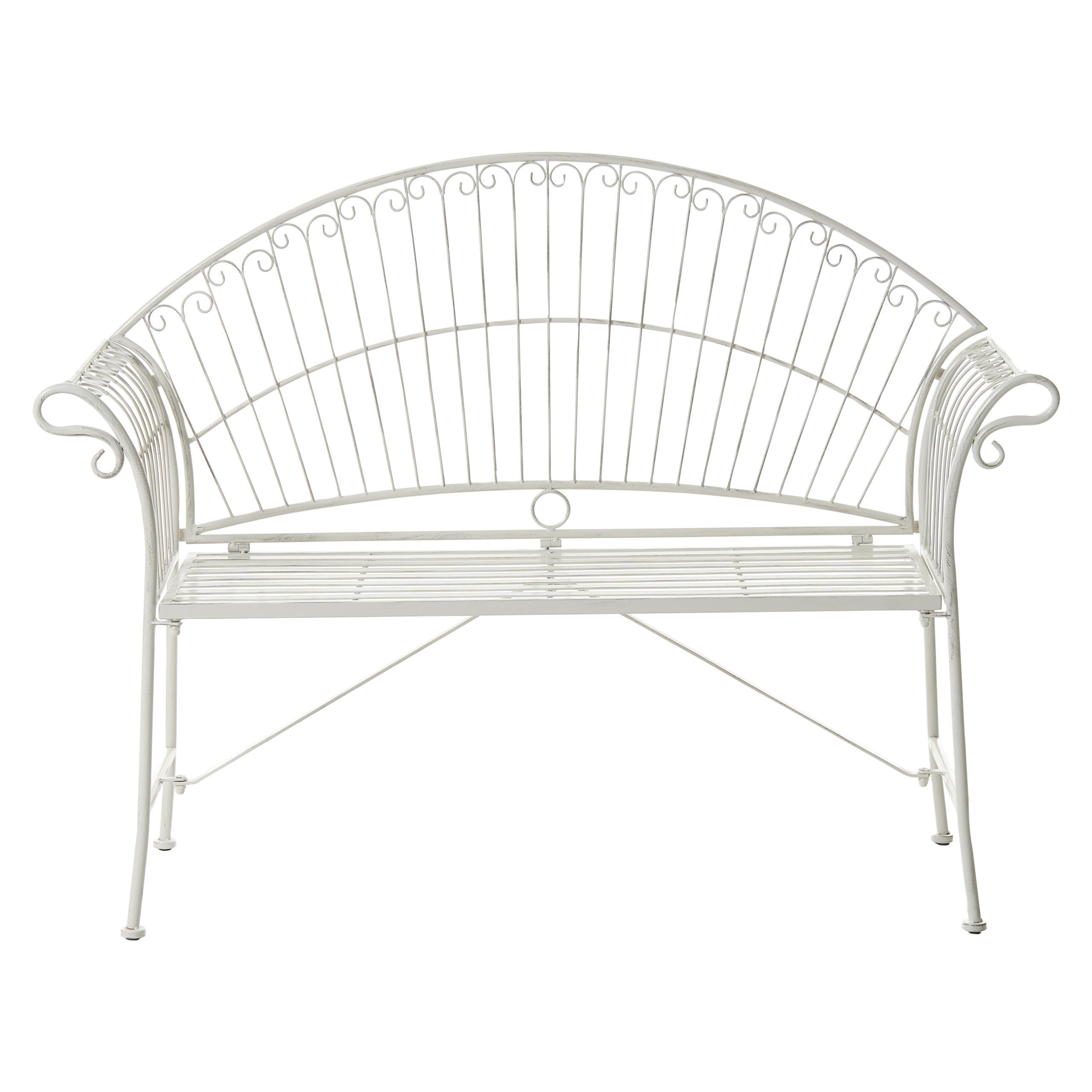 wohnli-moebel-suche-800001984219 Wohnli Möbelsuche - GARTENBANK 130 cm Metall Cremeweiß Gualea