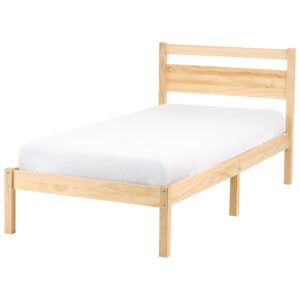 Wohnli Möbelsuche - BETT mit Lattenrost 80/200 Kiefernholz Hellbraun Mercurer
