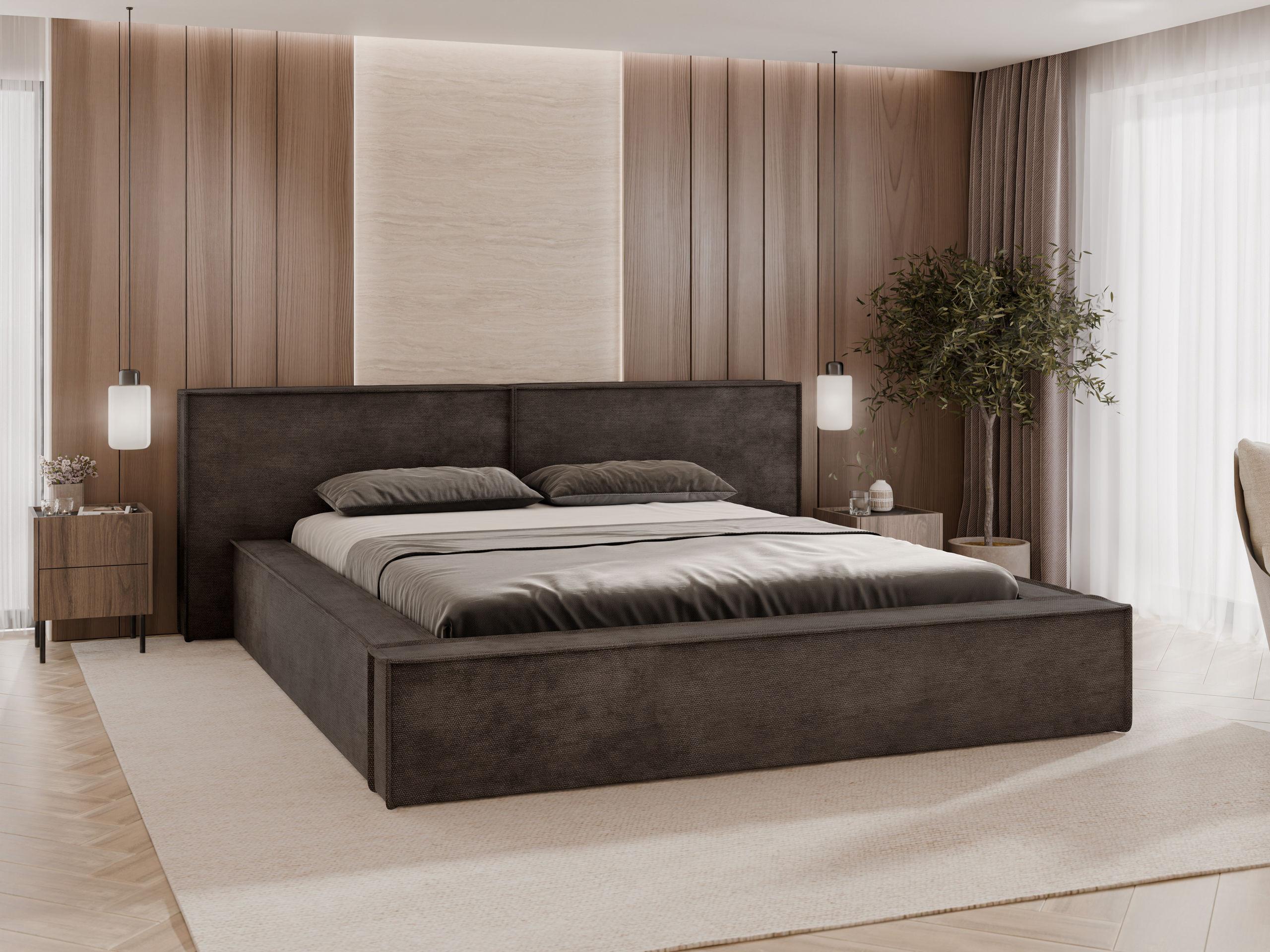 POLSTERBETT Lambo Textil MIRJAN24 Möbel > Betten > Polsterbetten Braun