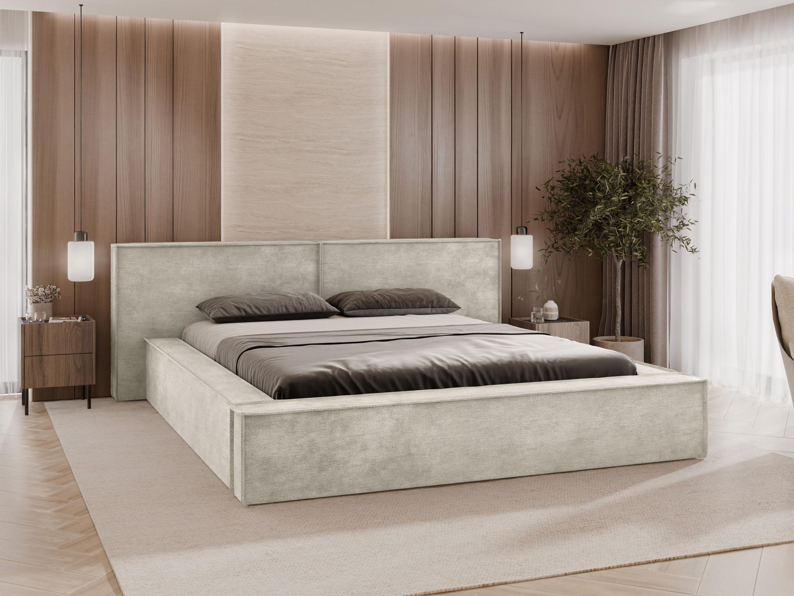 POLSTERBETT Lambo Textil MIRJAN24 Möbel > Betten > Polsterbetten Weiß