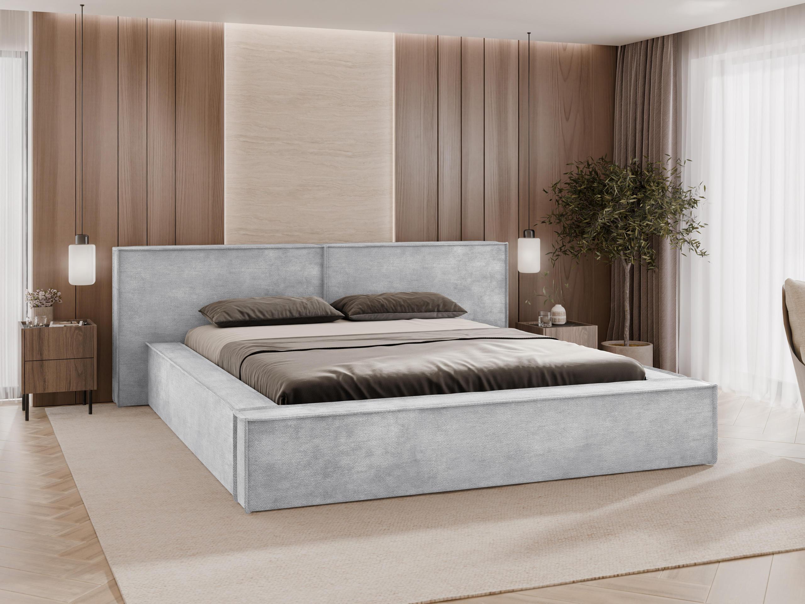 POLSTERBETT Lambo Textil MIRJAN24 Möbel > Betten > Polsterbetten Grau