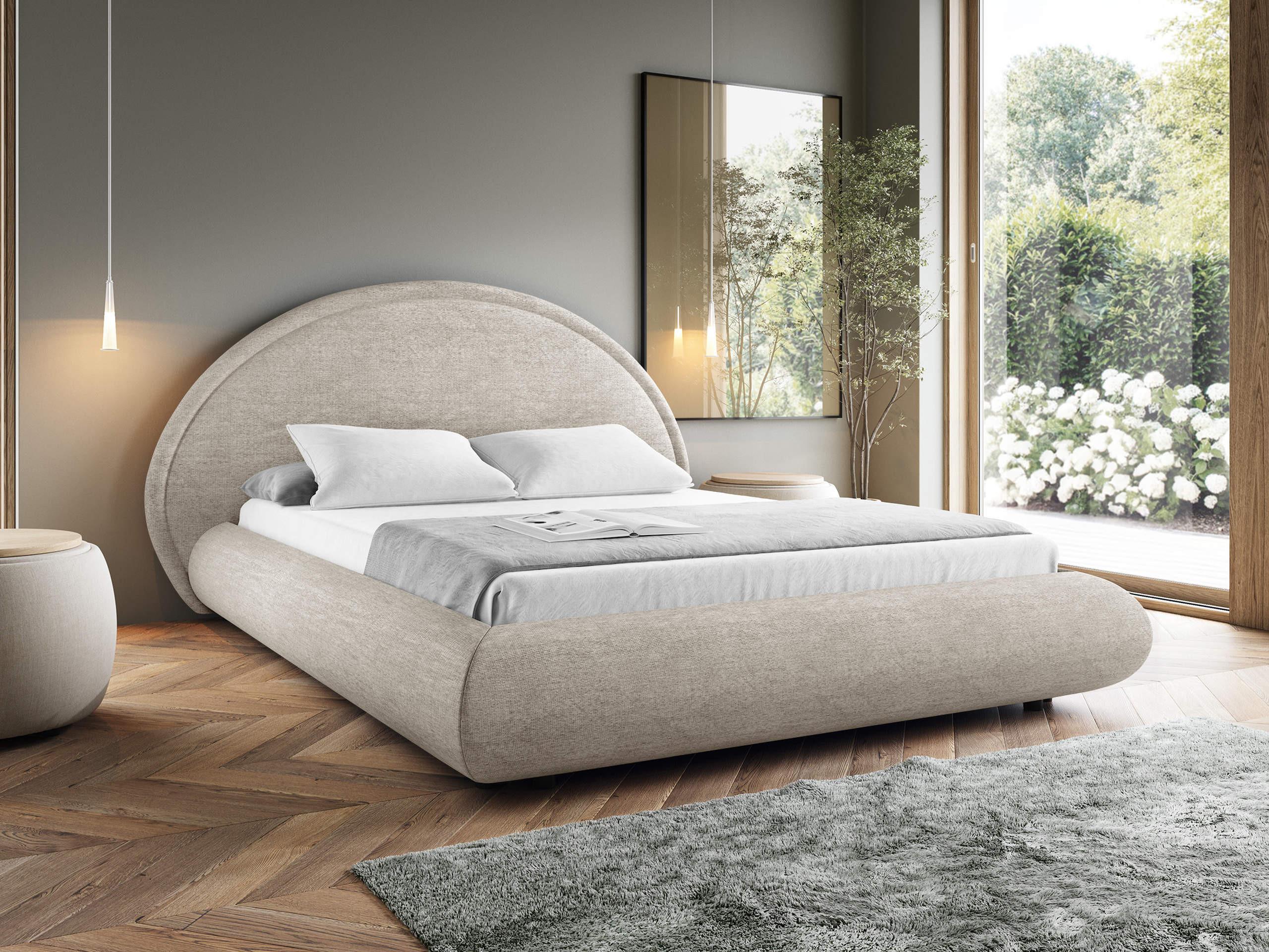 POLSTERBETT Otis Textil MIRJAN24 Möbel > Betten > Polsterbetten Beige