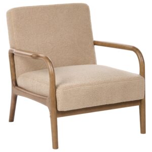 wohnli-moebel-suche-800002002724-1 SESSEL Bouclé Beige Sennels Textil Beliani Möbel > Sessel > Polstersessel Beige