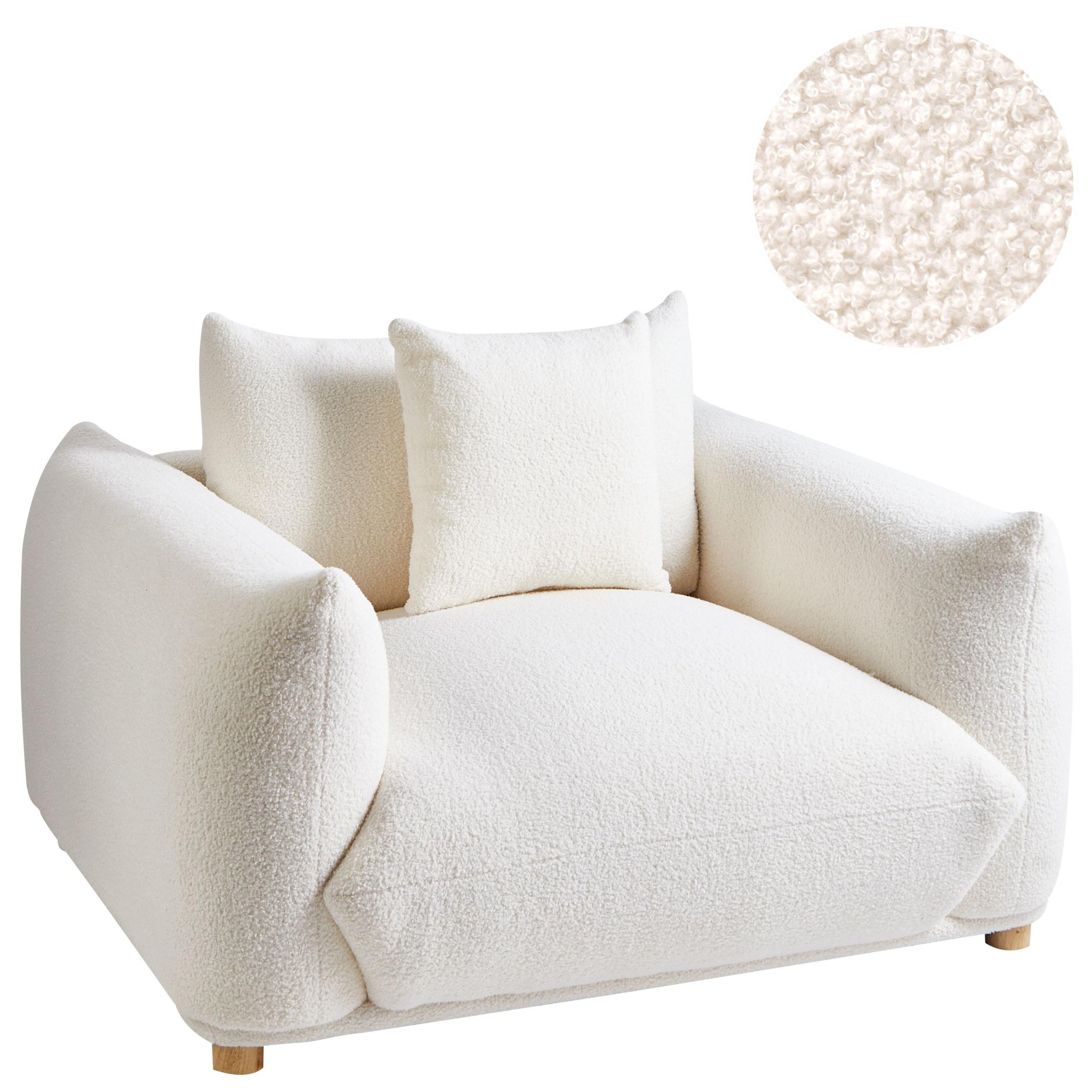 wohnli-moebel-suche-800002002812 Wohnli Möbelsuche - SESSEL Bouclé Cremeweiß Luvos