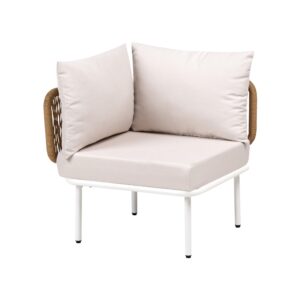 Wohnli Möbelsuche - GARTEN-ECKMODUL Hellbeige Baucina