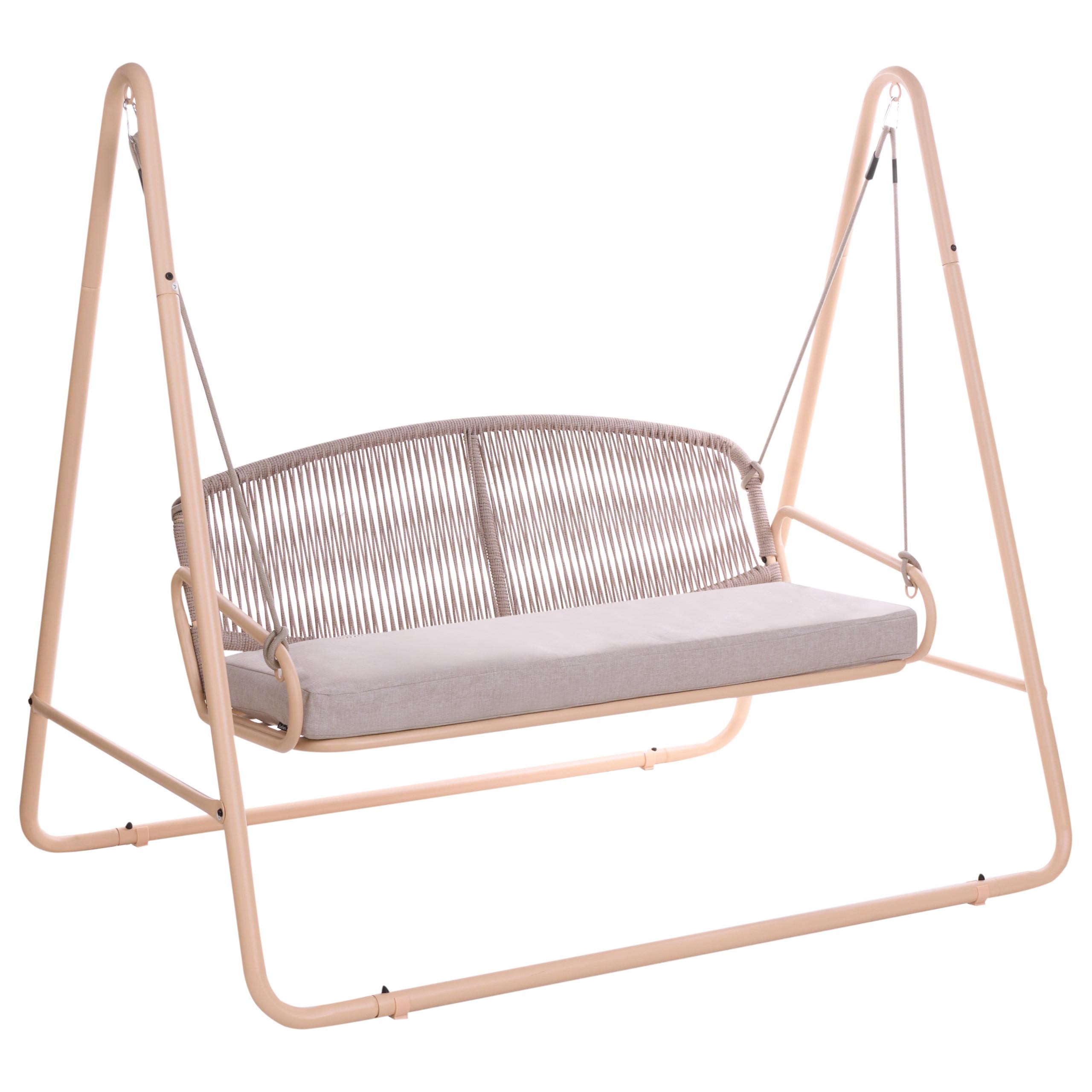 wohnli-moebel-suche-800002003446 Wohnli Möbelsuche - HOLLYWOODSCHAUKEL Metall Beige Norcia