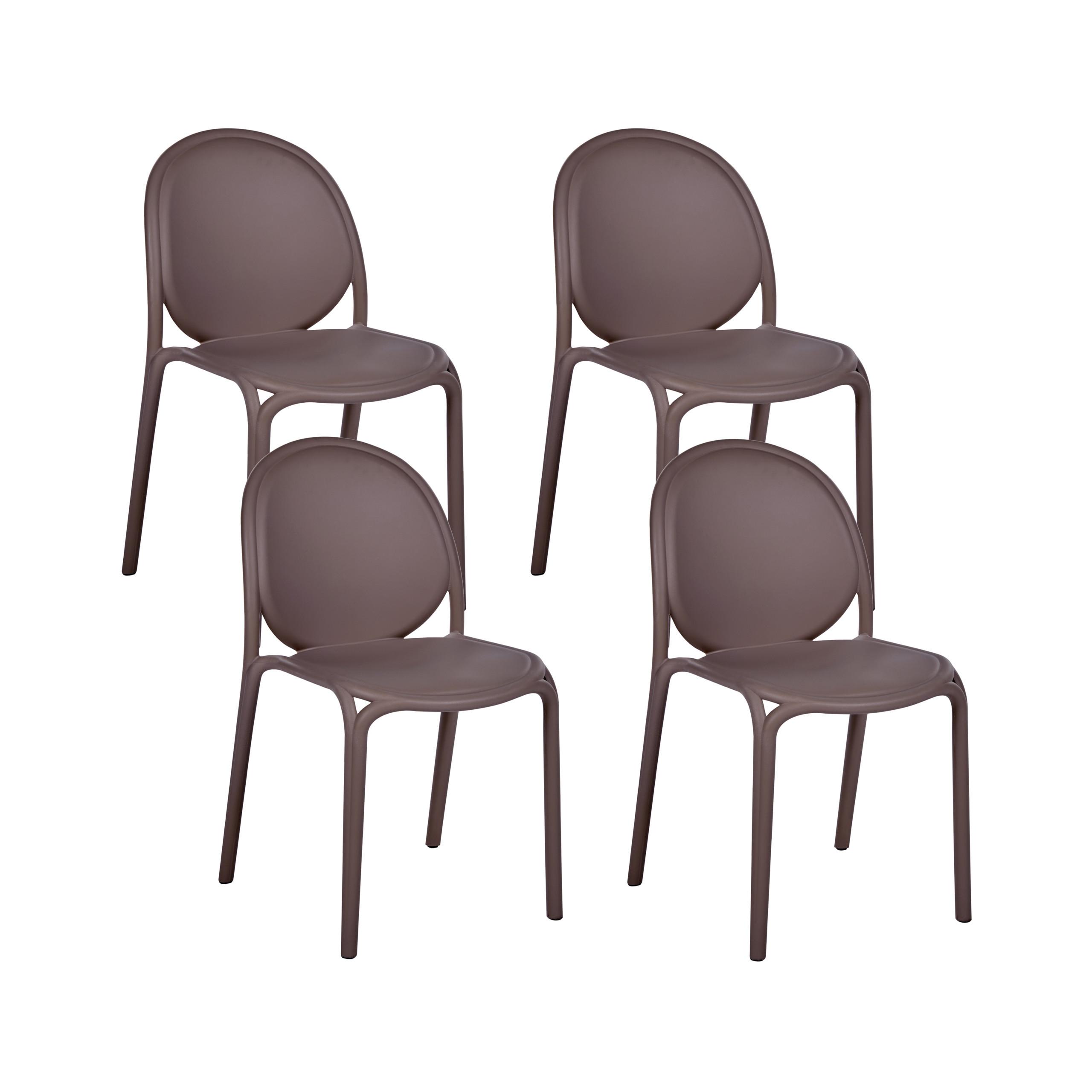 wohnli-moebel-suche-800002003509 Wohnli Möbelsuche - GARTENSTUHL 4er Set Braun Brugnello