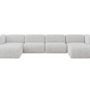 wohnli-moebel-suche-800002003571 Wohnli Möbelsuche - WOHNLANDSCHAFT MIRA-U2 408x179x70 Grau Velours