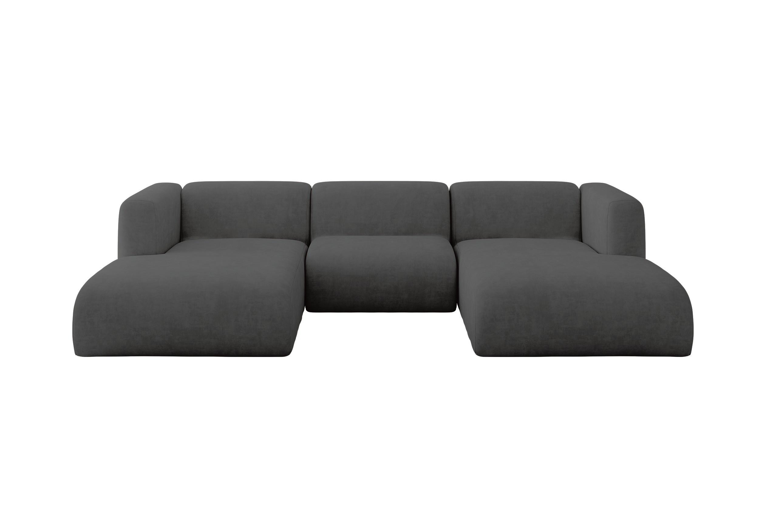 wohnli-moebel-suche-800002004181 Wohnli Möbelsuche - WOHNLANDSCHAFT MIRA-U1 317x179x70 Dunkelgrau Velours