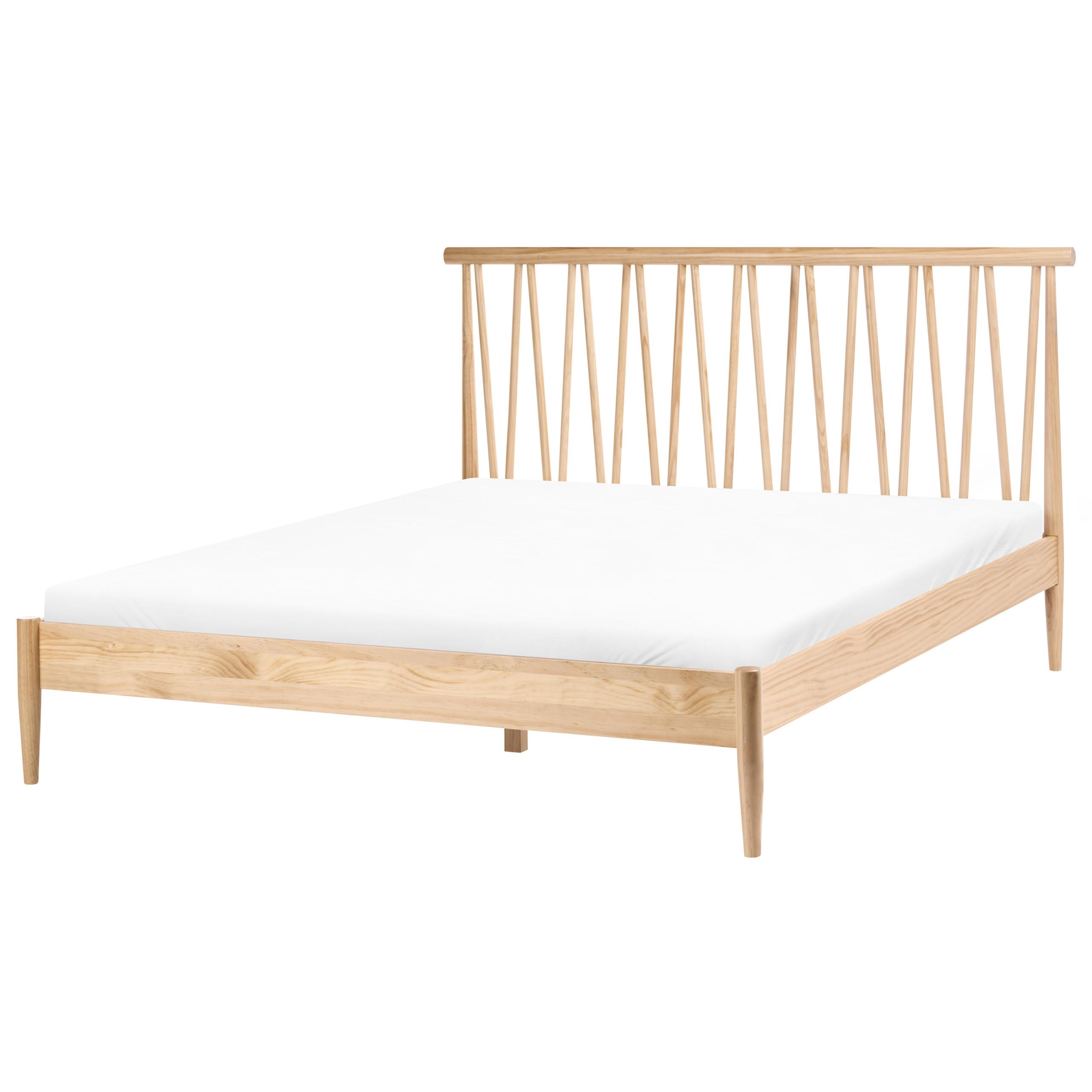 Wohnli Möbelsuche - BETT mit Lattenrost 160/200 Kiefernholz Hellbraun Urdos