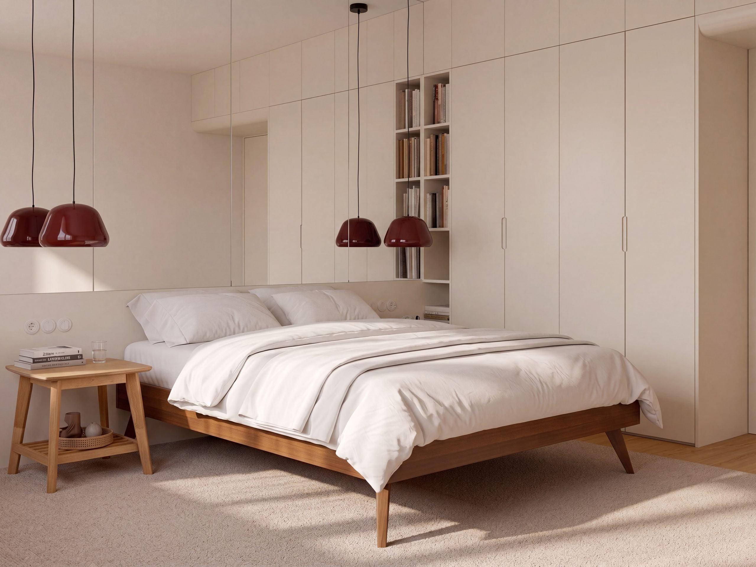 BETT ohne Kopfteil 120/200 MDF-Platte Dunkelbraun Berric Holz Beliani Möbel > Betten Braun