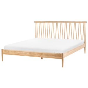 Wohnli Möbelsuche - BETT mit Lattenrost 180/200 Kiefernholz Hellbraun Urdos