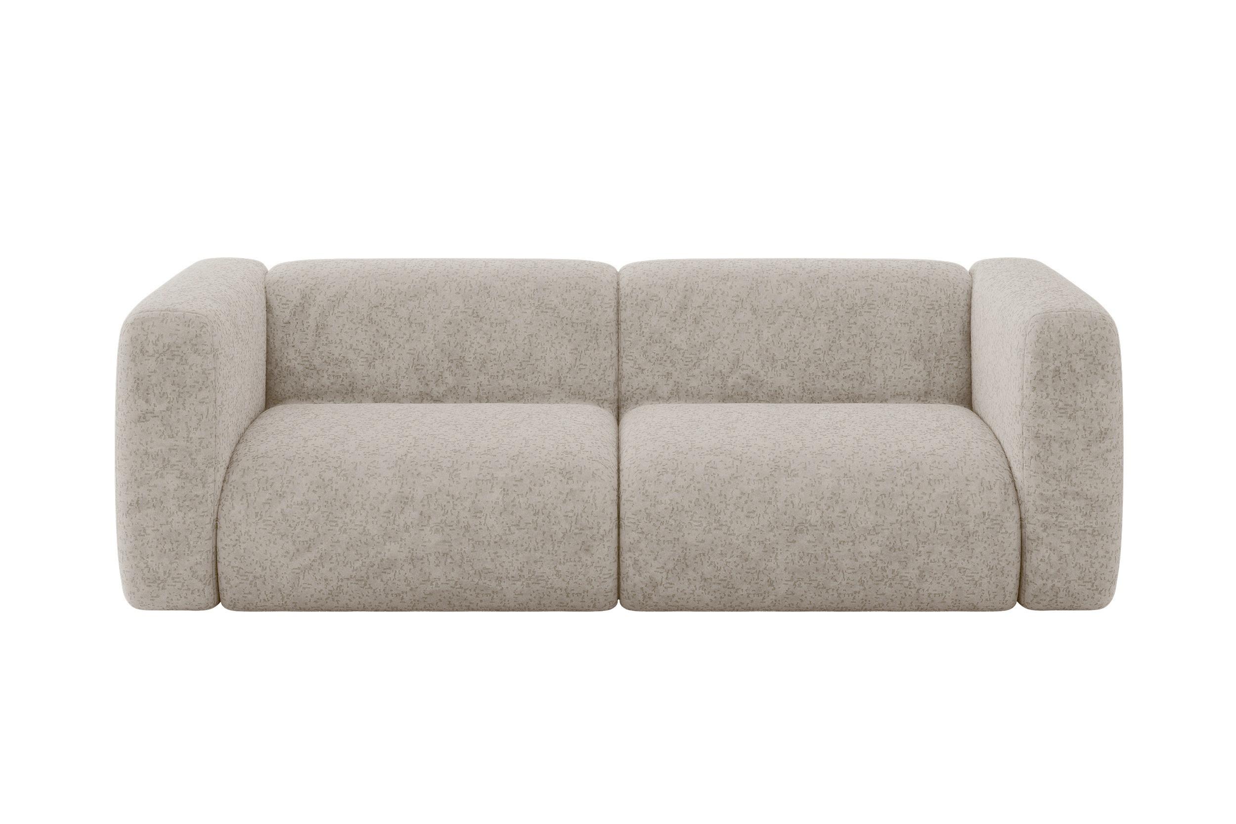 wohnli-moebel-suche-800002004729 Wohnli Möbelsuche - MODULARES Sofa 2-SITZER MIRA-S1 228x89x70 Beige cm Velours