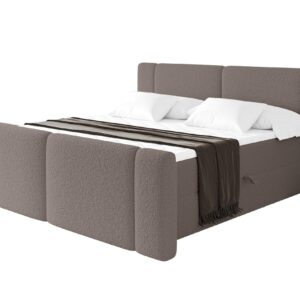 wohnli-moebel-suche-800002004898 Wohnli Möbelsuche - BOXBETT mit Matratze H3 - EVON Zanozek - 180x200 cm Braun