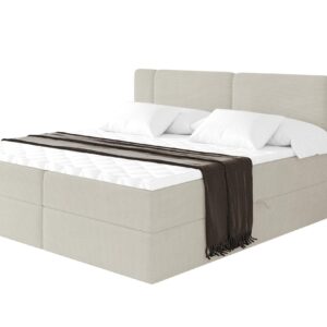 wohnli-moebel-suche-800002005008 Wohnli Möbelsuche - BOXBETT mit Matratze H3 - EVON - 200x200 cm Creme