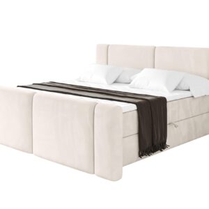 Wohnli Möbelsuche - BOXBETT mit Matratze H3 - EVON Zanozek - 120x200 cm Beige