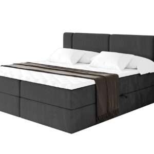 wohnli-moebel-suche-800002005133 Wohnli Möbelsuche - BOXBETT mit Matratze H3 - EVON - 180x200 cm Schwarz