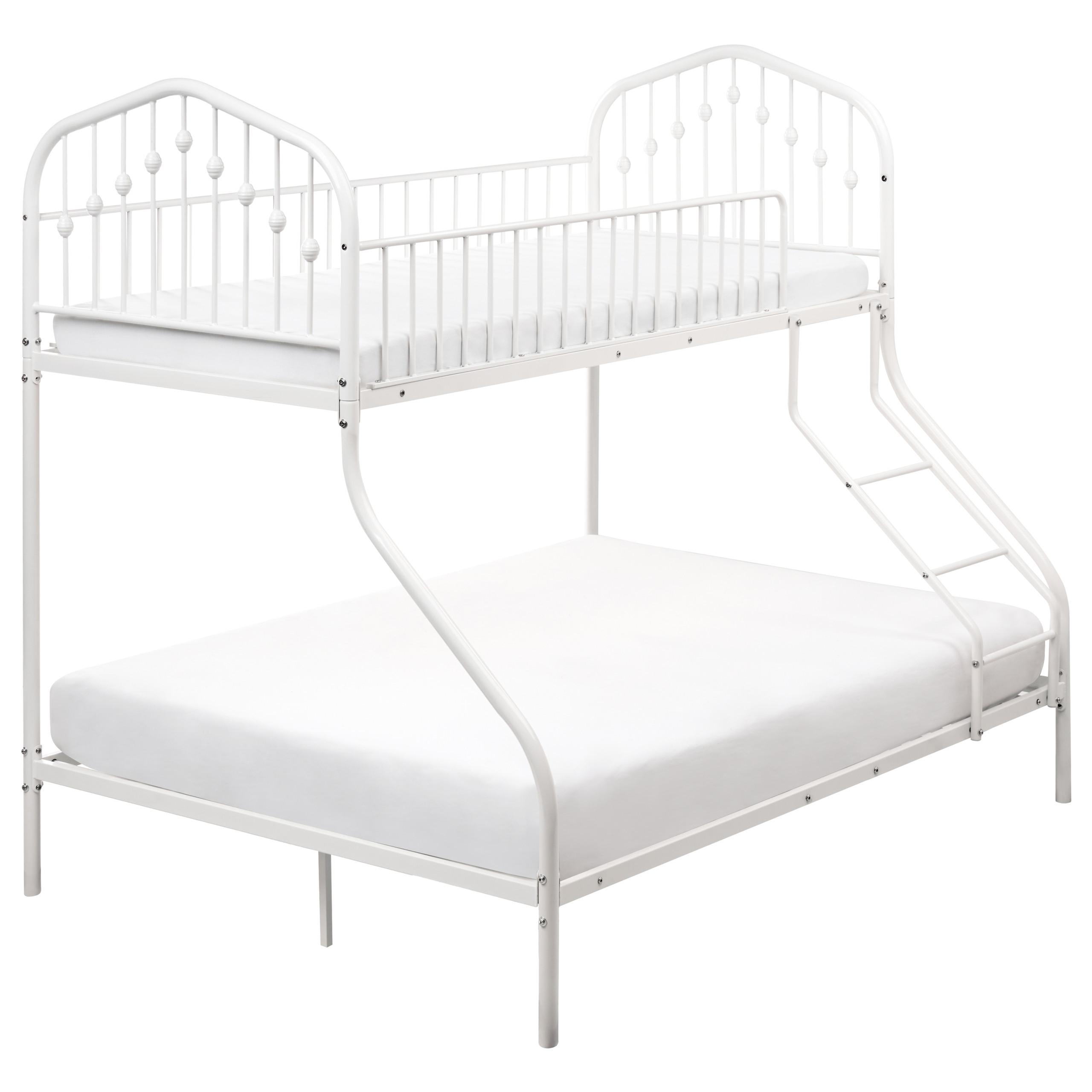 wohnli-moebel-suche-800002008597 Wohnli Möbelsuche - HOCHBETT Metall 90/140/200 cm Weiß Chamonix