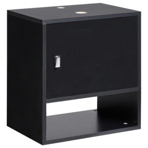 wohnli-moebel-suche-800002009063 Wohnli Möbelsuche - WASCHBECKENUNTERSCHRANK wandmontiertk 45 cm Schwarz Limeria