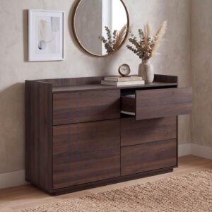 wohnli-moebel-suche-800002014178-1 KOMMODE Walnuss Dekor Holz MCW Möbel > Kommoden & Schubladenschränke > Kommoden Braun