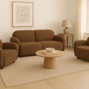 wohnli-moebel-suche-800002015785-1 WOHNZIMMER-SET Braun Textil MCW Möbel > Sofas & Couches > Wohnlandschaften > Wohnlandschaften U-Form Braun