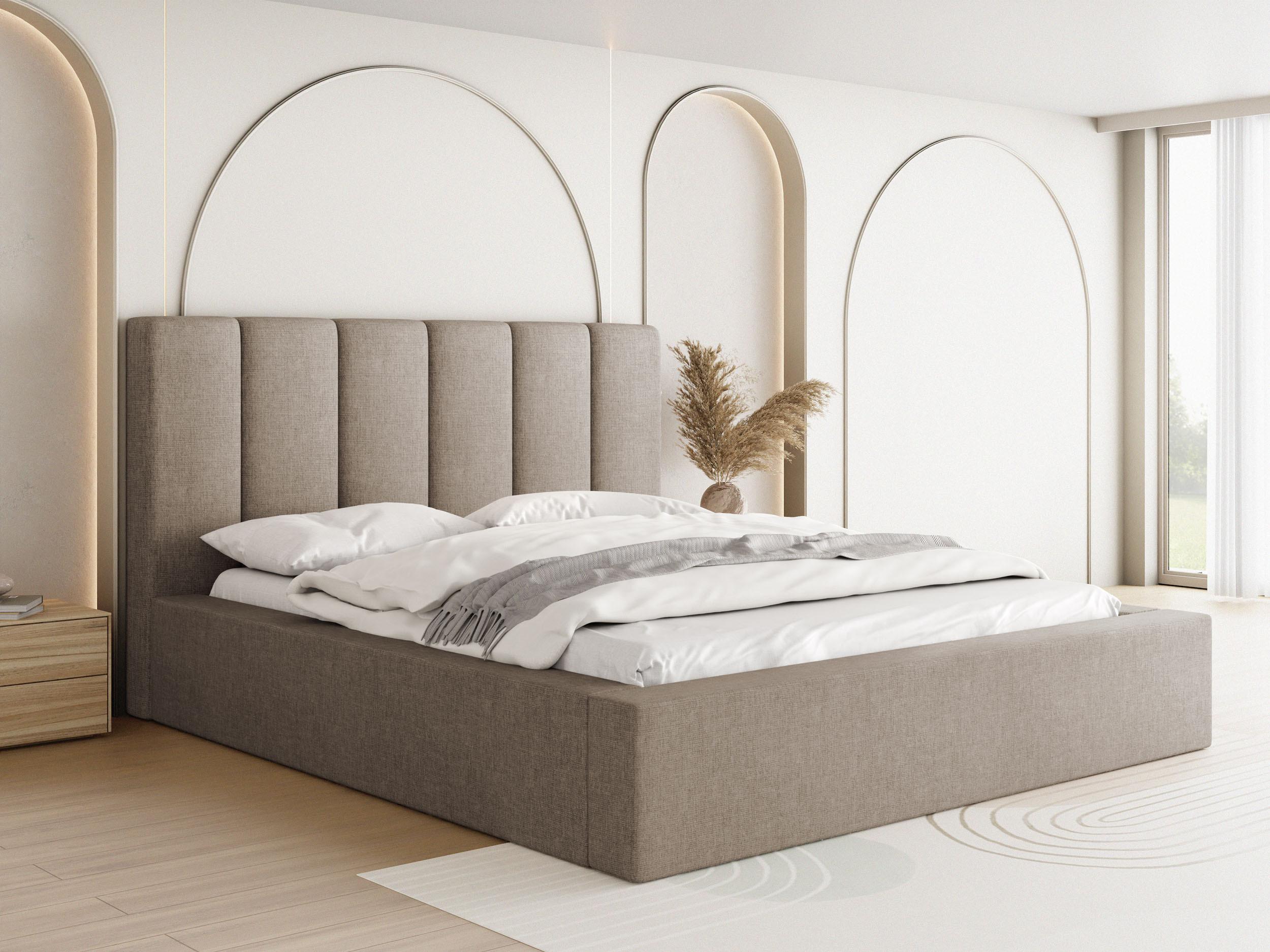 POLSTERBETT Amira Textil WFL GROUP Möbel > Betten > Polsterbetten Braun