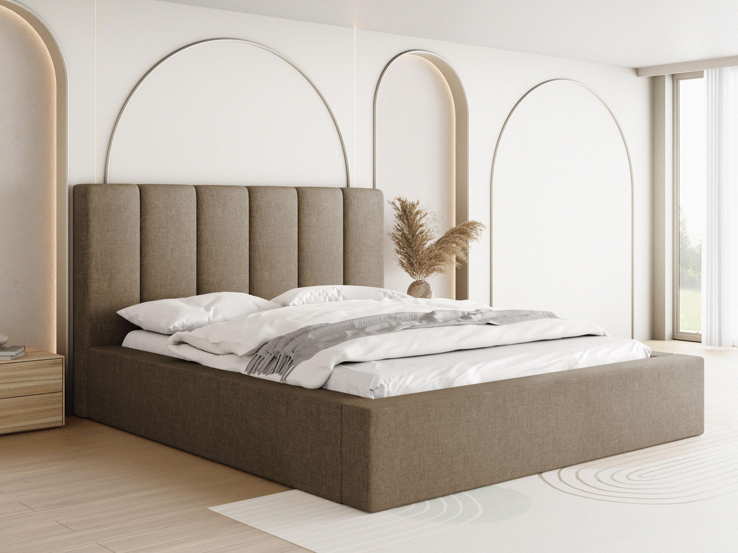 POLSTERBETT Amira Textil WFL GROUP Möbel > Betten > Polsterbetten Braun