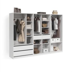 wohnli-moebel-suche-800002033415 Wohnli Möbelsuche - KLEIDERSCHRANK Trento Weiß 3er Set