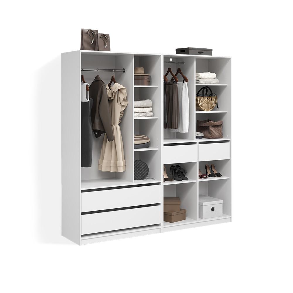wohnli-moebel-suche-800002033422 Wohnli Möbelsuche - KLEIDERSCHRANK Trento Weiß 2er Set