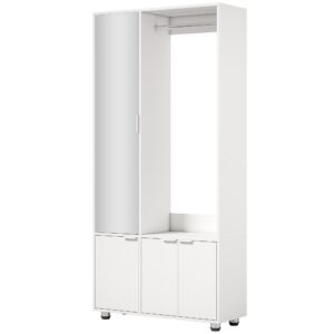 Wohnli Möbelsuche - GARDEROBE-SET Spanplatte Weiß