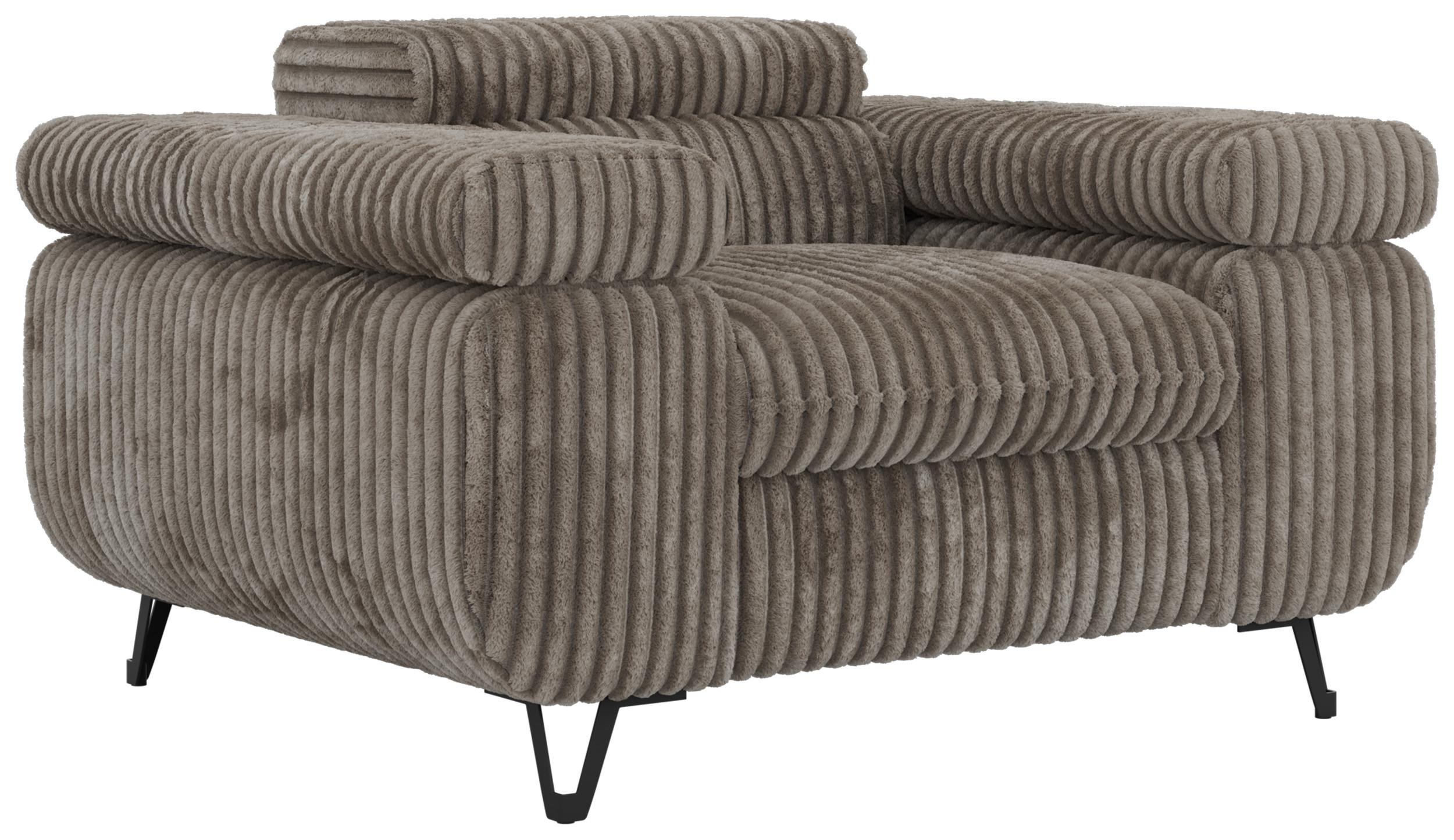 wohnli-moebel-suche-800002084092 Wohnli Möbelsuche - SESSEL PETER 1 - Hellbraun Cord