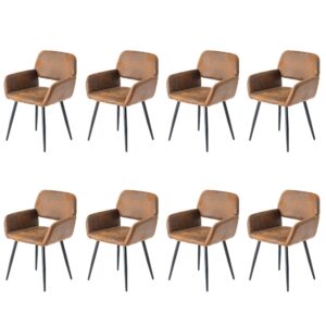 Wohnli Möbelsuche - 8er-Set Industriestoffstühle