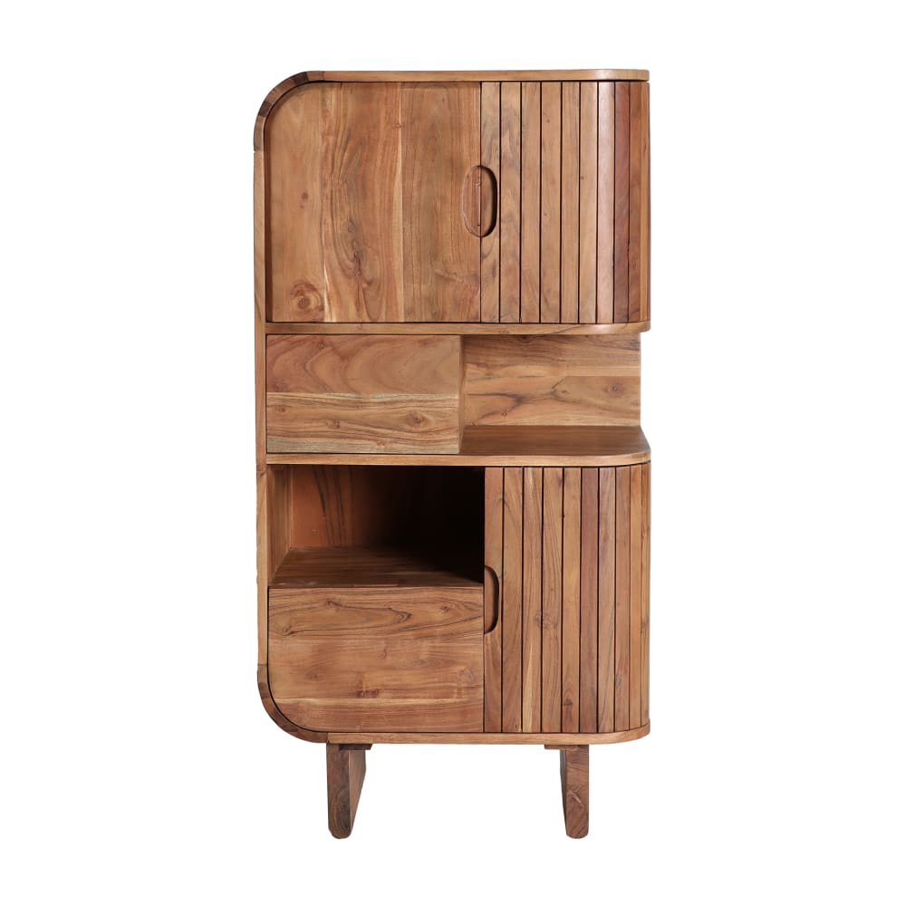 wohnli-moebel-suche-Akazienholzschrank-in-brauner-Farbe-60x40x117cm Wohnli Möbelsuche - Akazienholzschrank in brauner Farbe 60x40x117cm