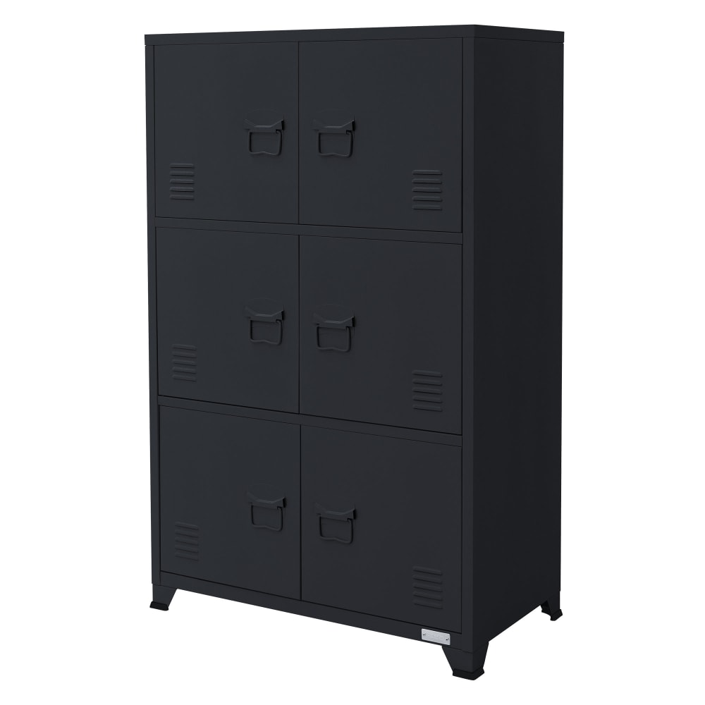 wohnli-moebel-suche-Aktenschrank-mit-Regalfaechern-75x40x120-cm Wohnli Möbelsuche - Aktenschrank mit Regalfächern 75x40x120 cm