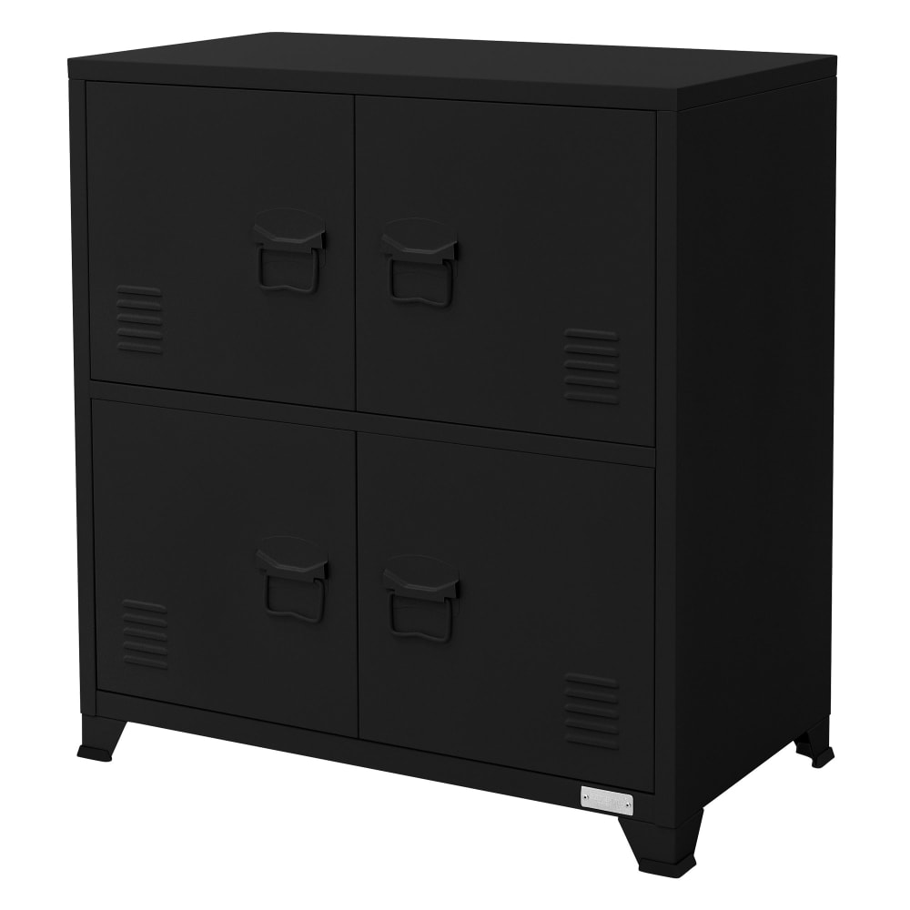 wohnli-moebel-suche-Aktenschrank-mit-Regalfaechern-75x40x805cm Wohnli Möbelsuche - Aktenschrank mit Regalfächern 75x40x80
