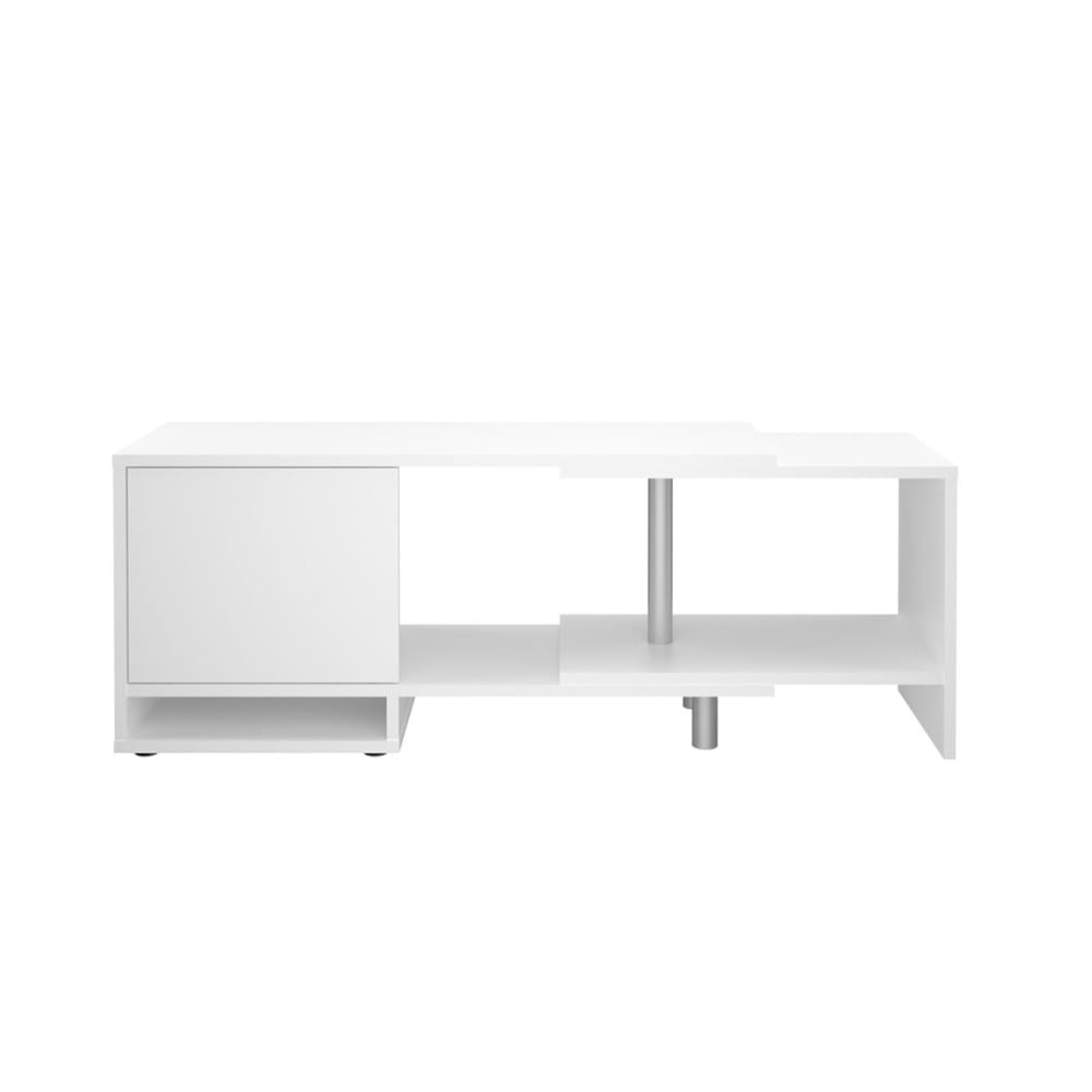 wohnli-moebel-suche-Anpassungsfaehiges-Eck-TV-Moebel-Weiss-L127-cm Wohnli Möbelsuche - Anpassungsfähiges Eck-TV-Möbel Weiß - L127 cm