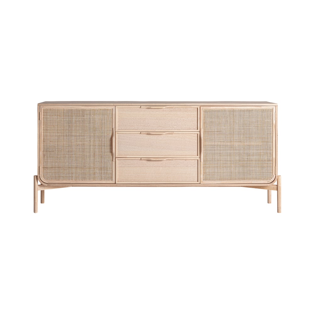 wohnli-moebel-suche-Anrichte-aus-Eschenholz-in-hellbrauner-Farbe-180x40x80cm Wohnli Möbelsuche - Anrichte aus Eschenholz in hellbrauner Farbe 180x40x80cm