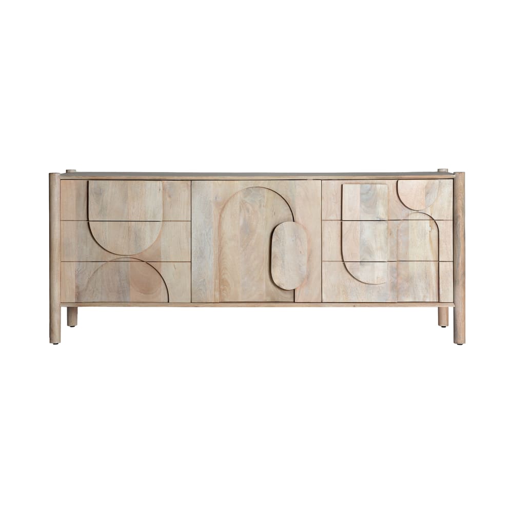 wohnli-moebel-suche-Anrichte-aus-Mangoholz-in-der-Farbe-Beige-180x40x74cm Wohnli Möbelsuche - Anrichte aus Mangoholz in der Farbe Beige 180x40x74cm