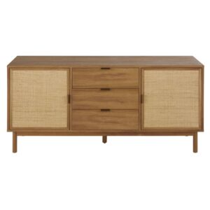 Wohnli Möbelsuche - Anrichte mit 2 Türen und 3 Schubladen aus Rattangeflecht