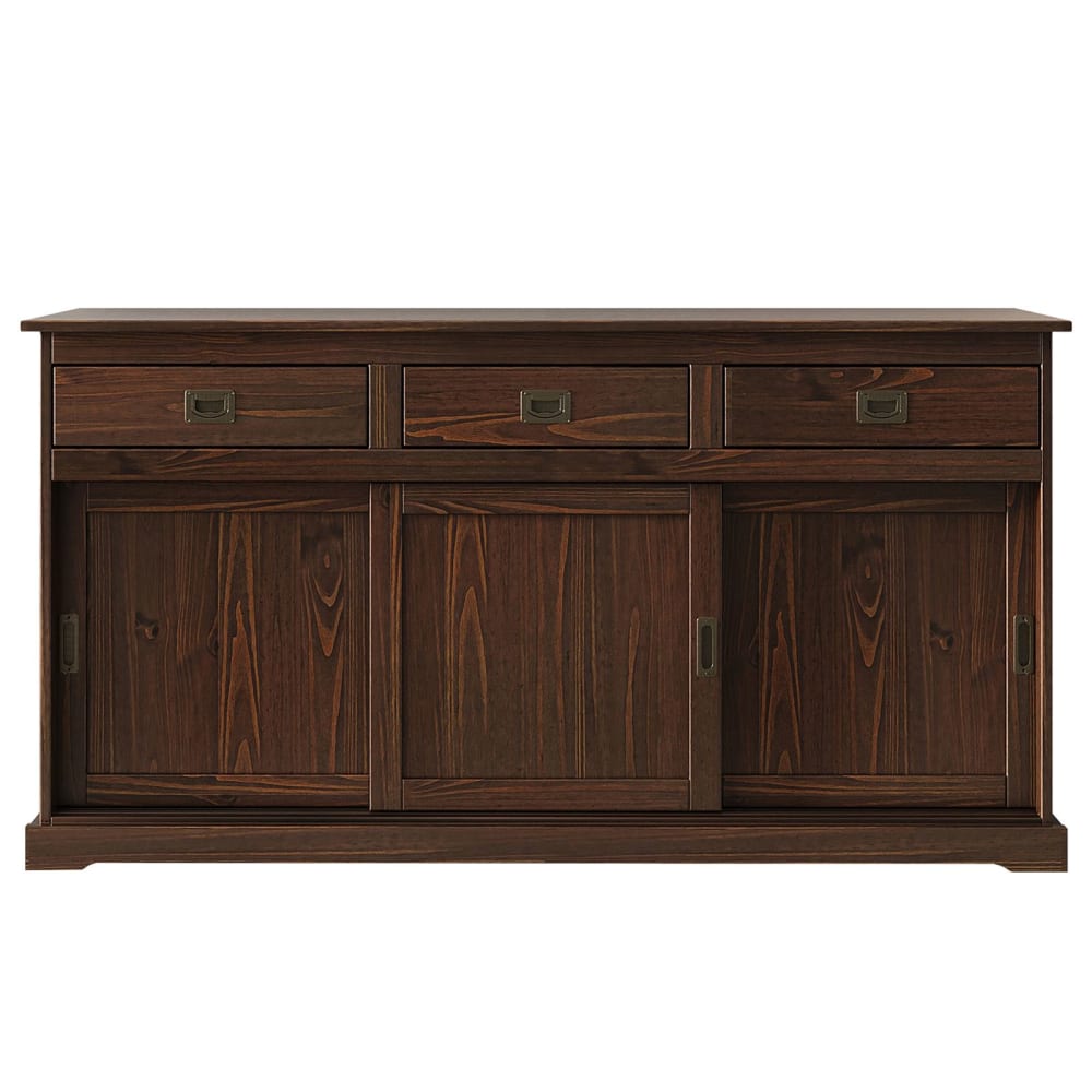 Wohnli Möbelsuche - Anrichte mit 3 Türen 3 Schubladen aus Kiefer