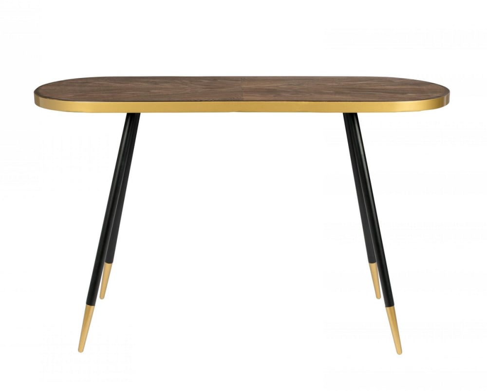 Wohnli Möbelsuche - Art-Deco-Konsole aus Eschenholz mit Walnuss-Finish