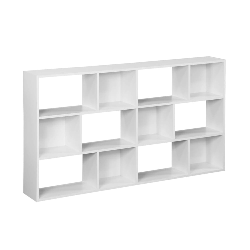 wohnli-moebel-suche-Asymmetrisches-Buecherregal-weiss-3-Regale Wohnli Möbelsuche - Asymmetrisches Bücherregal