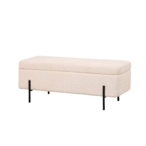 wohnli-moebel-suche-Aufbewahrungsbank-aus-Boucle-beige Wohnli Möbelsuche - Aufbewahrungsbank aus Bouclé